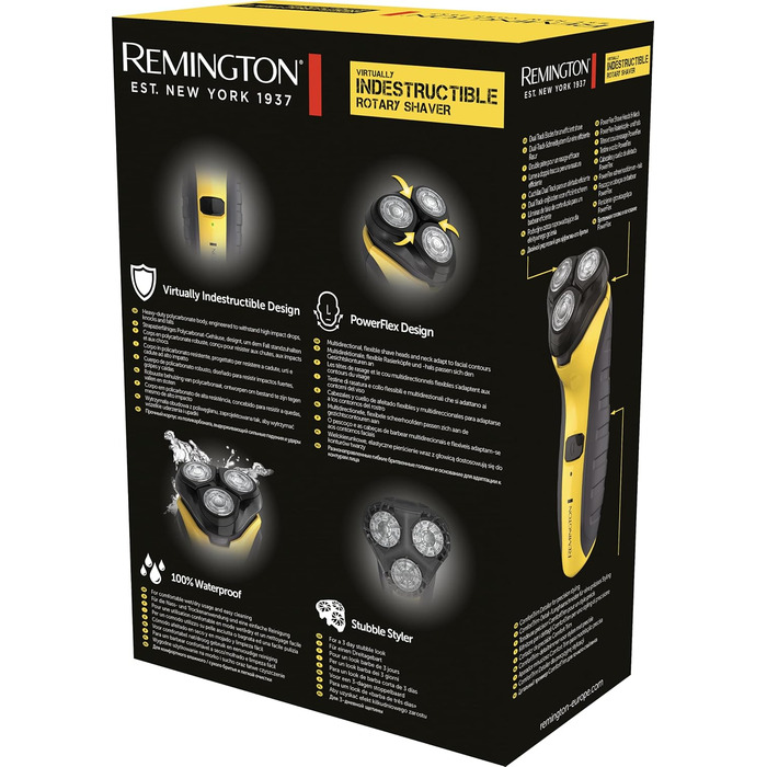 Електричний гоління Remington PR1855 EU: ротаційний апарат для гоління (на мокро та сухо), з тримером, для 3-денної щетини