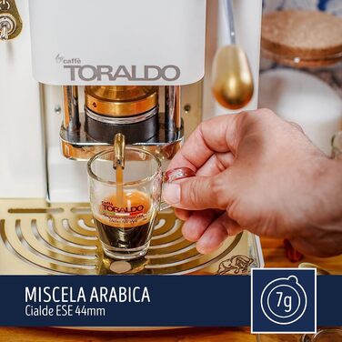 Кава Caffè Toraldo Miscela Arabica в капсулах ESE 44 (150 шт по 7 г), еспресо