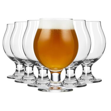 Склянки для бельгійського пива Libbey Belgische Biergläser 370 мл, 6 шт - для ель, тюльпан