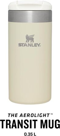 Термокружка Stanley Aerolight Transit - 0.35L, чорний метал. Зберег. тепло 4 год, миється в посудомийці, для автомобіля.