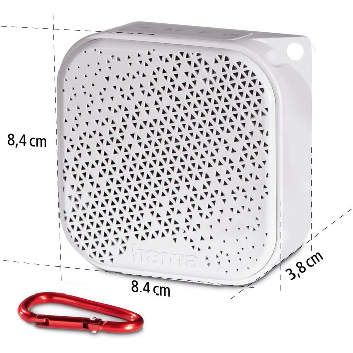 Hama Набір 2-в-1 Bluetooth колонок 3.0, водонепроникні 30W (білі). Портативні, плавучі, TWS, IP67, до 10 годин роботи