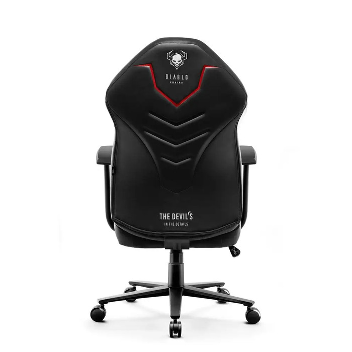 Ігрове крісло Diablo Chairs X-Gamer 2.0, тканина, чорне
