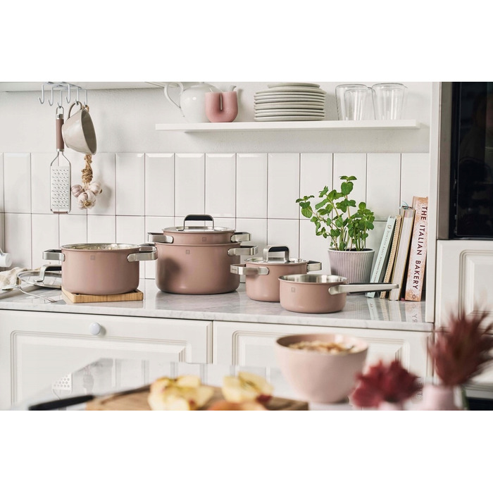 Набір каструль Zwilling PURE з нержавіючої сталі, 5 предметів