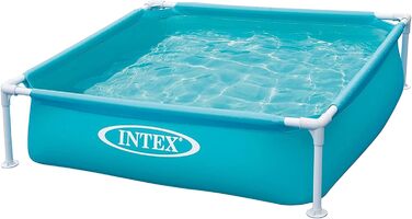 Надувний каркасний басейн Intex Mini Frame Pool (1 шт., блакитний)