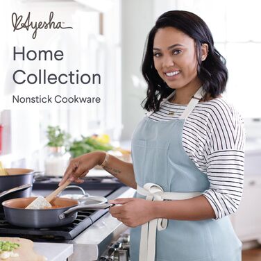 Набір кухонного посуду Ayesha Curry Home Collection, 9 предметів, анодований алюміній, антипригарне покриття, антрацит