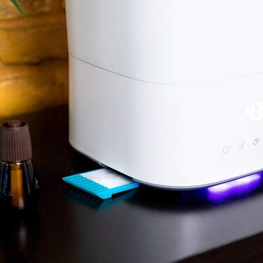 Зволожувач повітря Cecotec BreezeCare 4000 Connected: 6 л бак, 400 мл/год, Wi-Fi, сенсорне управління, плазма, 40 м², таймер 12 год, 30W (холодний) / 110W (гарячий)