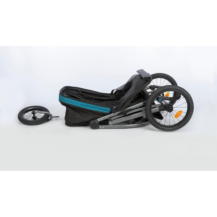 Візок для собак TRIXIE, чорний/Petrol, 60x112x120 см, до 20 кг, 12.5 кг - 28960