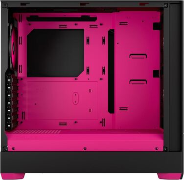Корпус для ПК Fractal Design Pop Air RGB Magenta Core з темперованим склом, сітчаста передня панель, три RGB вентилятори 120 мм, ATX, Magenta Core