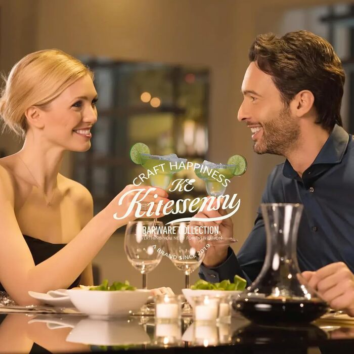 Набір бармена KITESSENSU 6 предметів: шейкер, мірні склянки, сито, щипці, відкривачка – сріблястий барний аксесуар для приготування коктейлів