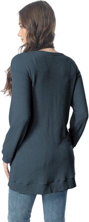 Кардиган чоловічий Daen Langar Casual Lang з відкритим фронтом, сіро-антрацитовий (M)