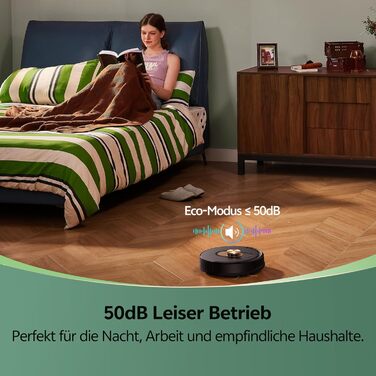 Робот-пилосос Vexilar W9 з функцією миття, 8000Pa, LiDAR-навігація, 150 хв роботи, 15 зон заборони, керування через додаток, для тварин та килимів