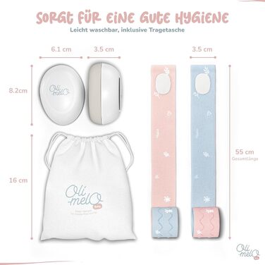 Навушники для захисту від шуму для немовлят та малюків (до 36 місяців) - 34 dB, сертифіковано CE, регульовані