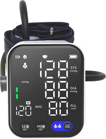 Тонометр на плече з LED-дисплеєм, HD-підсвічуванням, виявлення аритмії, CK-A139