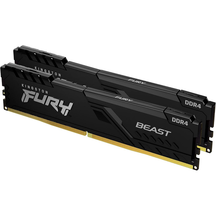 Kingston FURY Beast DDR4 32GB (2x16GB) CL18 Комплект оперативної пам'яті для ПК, 3200MHz
