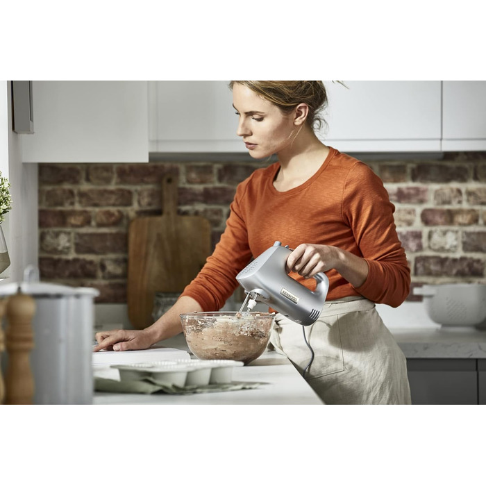 Міксер ручний Kenwood QuickMix Go HMP40.000GY (350W, срібний) з набором аксесуарів