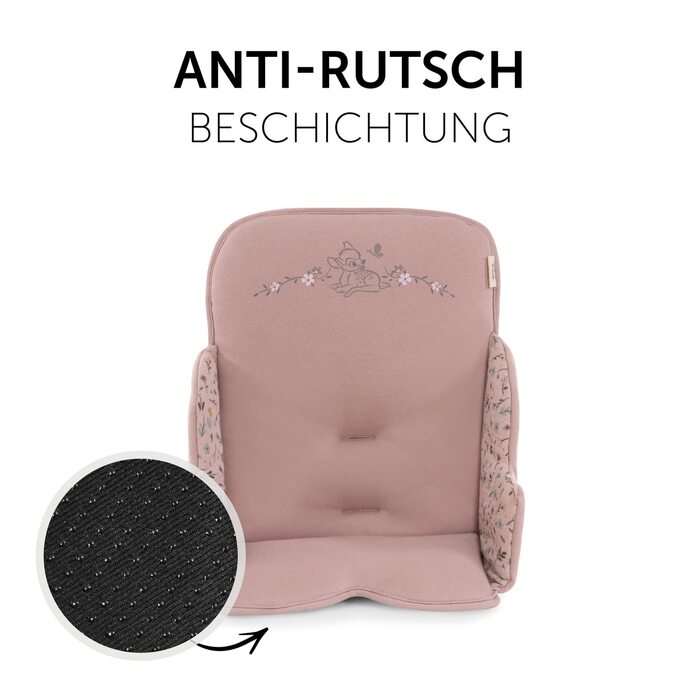 Подушка-вкладиш Hauck Alpha Cosy для стільчика Alpha+, Beta+, Arketa, високою спинкою, Disney Bambi Rose, для дітей 6-36 міс.