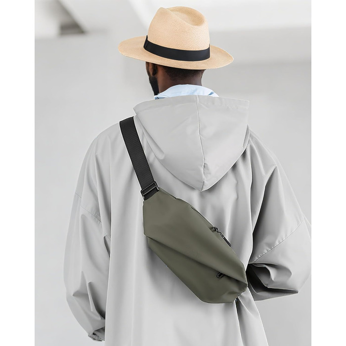 Чоловіча/Жіноча бананка з PU шкіри, водонепроникна, для спорту, подорожей, бігу, піших прогулянок, захист від крадіжок, елегантна, темно-зелена, велика