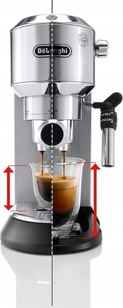 Ріжкова кавомашина De'Longhi EC 685.M, 1350 Вт, сріблястий/сірий