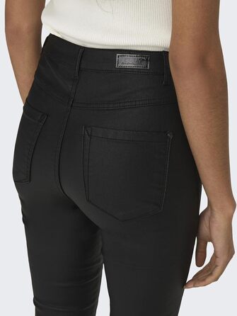 Жіночі джинси ONLY Onlroyal Skinny Coated PIM Noos XL (32L) чорні