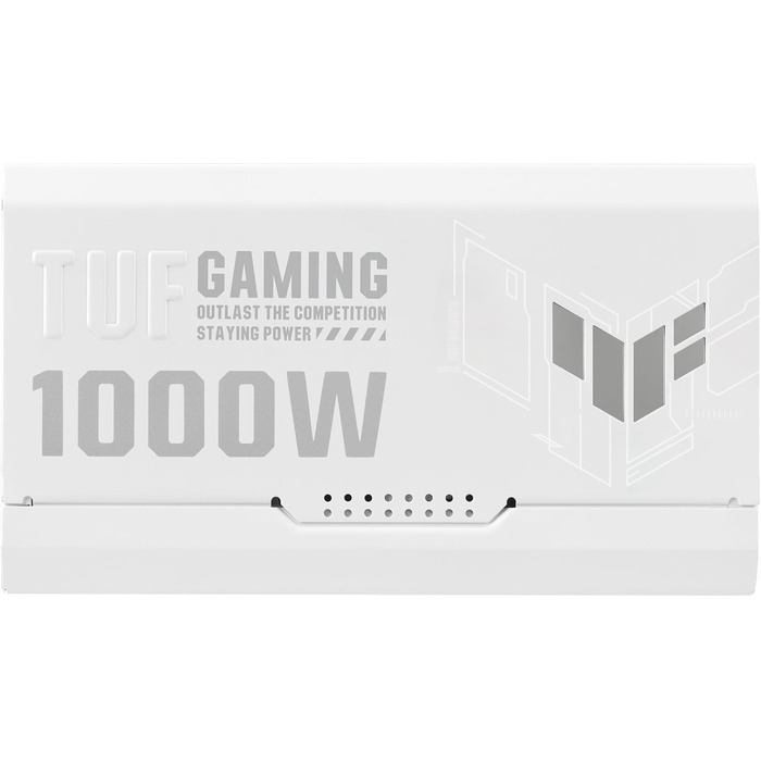 Блок живлення ASUS TUF Gaming 1000W Gold, білий, сертифікація 80 PLUS Gold