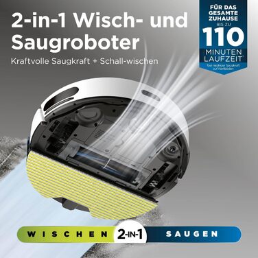 Робот-пилосос Shark Matrix Plus 2-в-1 з функцією миття та станцією самоочищення, самостійно очищається, для шерсті тварин, килима та твердих підлог, 14,5 см (стандартний, білий)