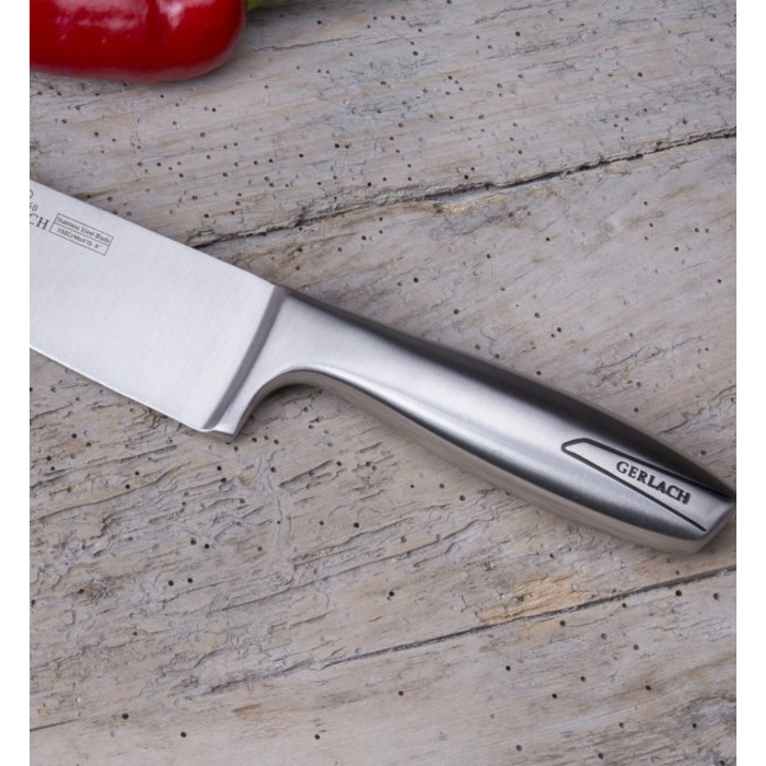 Набір ножів у підставці Gerlach Modern, 5 предметів, чорний блок