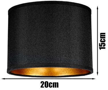 Стильна настільна нічна лампа, чорно-золотий абажур, сучасний лофт LED