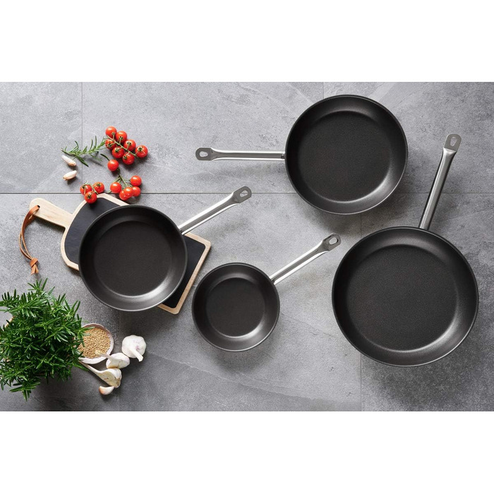 Industar Diamas Pro Stainless Steel Fry Pan - 28cm - Stiftung Warentest Winner