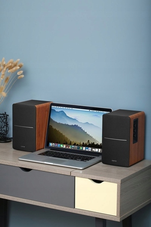 Комплект акустичних колонок 2.0 Edifier R1280DBs, 21 Вт, коричневий