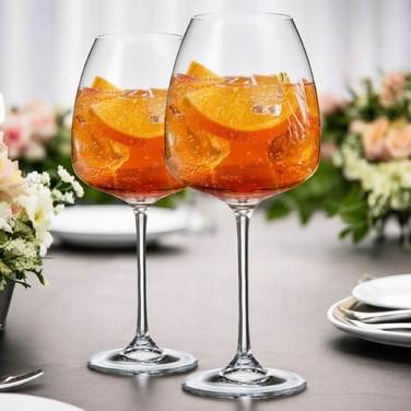 Келихи для червоного вина Bohemia Crystal, прозорі, 610 мл, 6 шт.