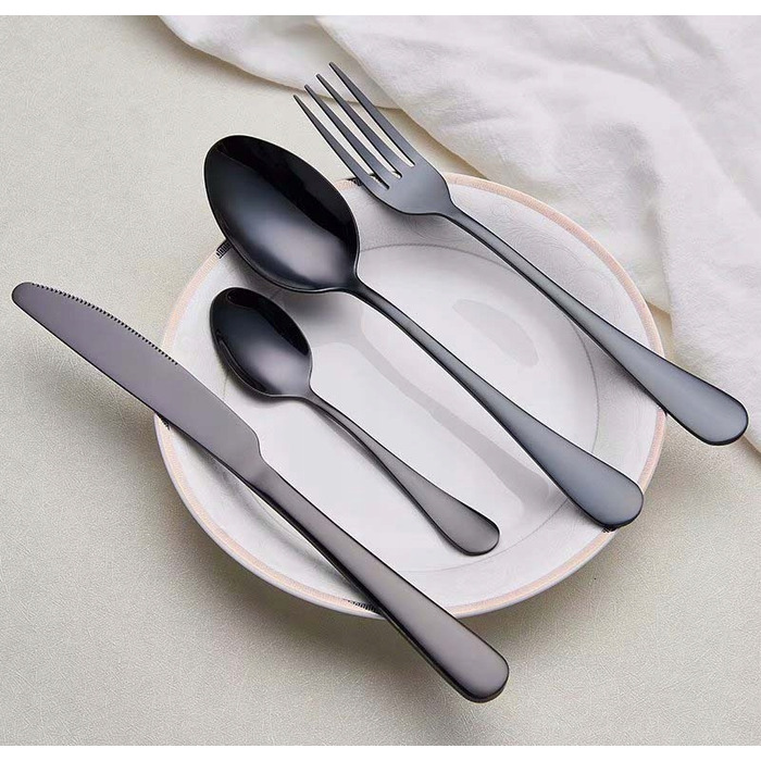 Набір столових приборів Martimar High Quality Black, 24 предмети