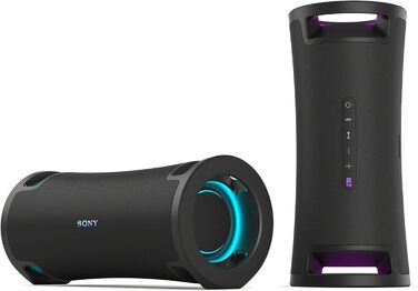 Sony ULT Field 7: Портативна Bluetooth колонка з ULT Bass Boost, 30 год автономії, Powerbank, захист від води/пилу, LED, мікрофон/гітара - Чорний