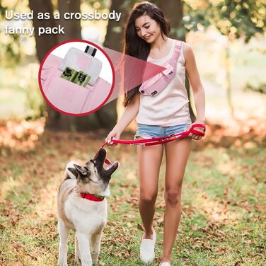 MAXTOP Поясна сумка на пояс для чоловіків та жінок, спортивна, водонепроникна, для подорожей, фітнесу, йоги, рожева (нейлон)