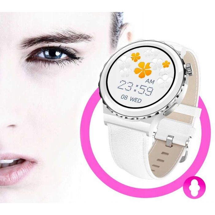 Смарт-годинник Smart-Trend GT, білий з золотом