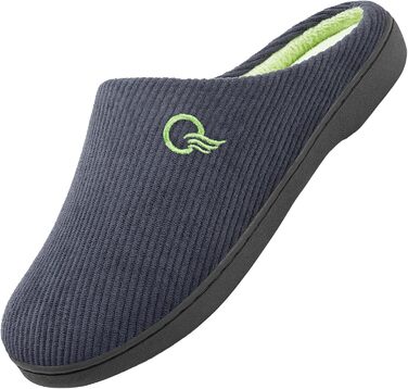 Тапочки домашні Mishansha для чоловіків та жінок, зимові, з memory foam, розмір 36-47, комфортні, сірі та темно-сині