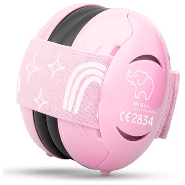 Schallwerk Mini+ - Навушники-захисники вух для малюків, шумопоглинаючі, рожевий (Blossom Pink)