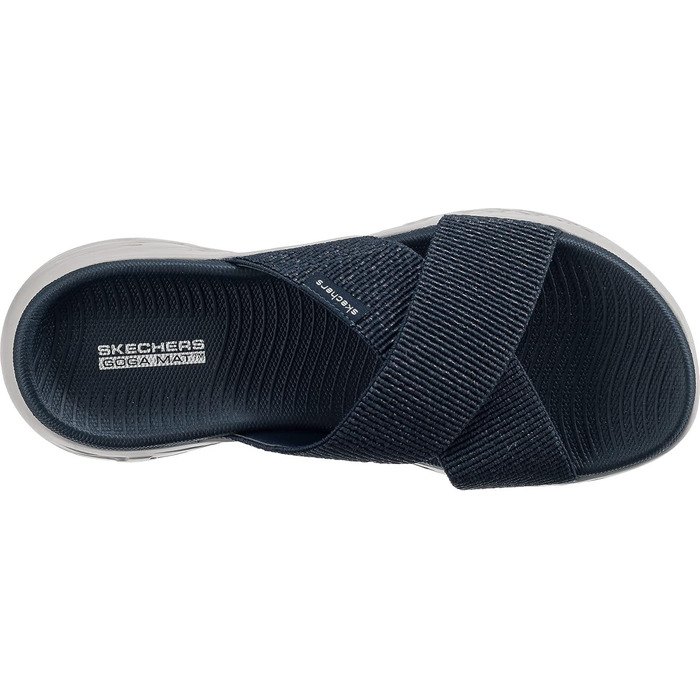 Сандалі Skechers ON-The-GO 600 Dainty Navy текстильні, 42 EU - жіночі літні босоніжки