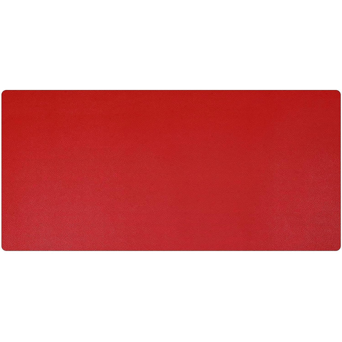Підкладка для столу KINGFOM, PU-шкіра, 90x43 см, червоний/чорний, комфортна поверхня для письма