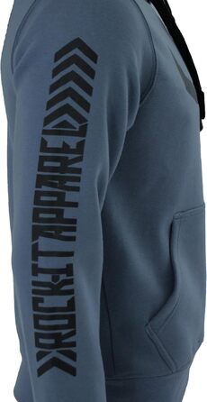 Чоловічий худі ROCK-IT Apparel Urban Streetstyle з начосом, камуфляж Dark Camo, розмір XL, синій