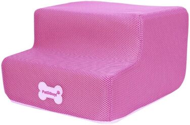 Сходинки для собак на 2 щаблі для ліжка та дивану, 20 см, широкі, для маленьких, старих, великих собак та котів, антиковзні, миючі