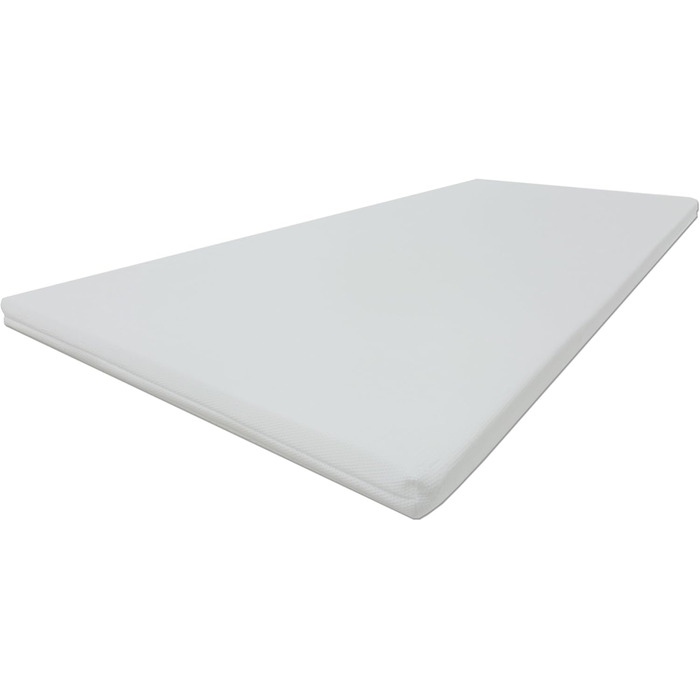 Dibapur® PRO Soft 3D Air Fresh Cover Cold Foam Topper Mattress Topper (3D Air 90x190) x approx. 5 cm core with cover approx. 5.2 cm - Made in Germany