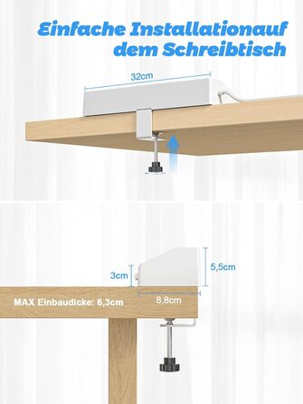 Мережевий адаптер PASSUS 5-fach з 2 USB-C (PD 30W), захист від перенапруги, індивідуальне вмикання, 10-в-1, кабель 2м, чорний