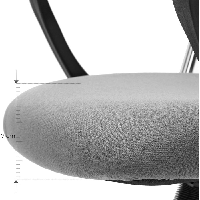 Офісний крісло SONGMICS, ергономічний, регульований, до 20 кг, сірий (2)