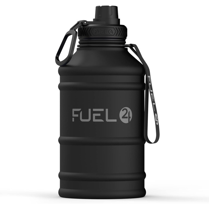 Extra Stark Stainless Steel Water Bottle Metal 1.3L & 2.2L - Leak-Proof & BPA-Free Stainless Steel Water Bottle - Robust Water Bottle Gym, Sports Stainless Steel Water Jug Bottle For Adults