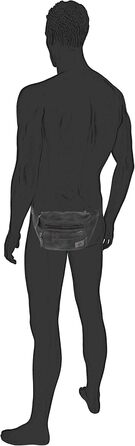 Чоловіча поясна сумка Camel Active Laos (Чорна)