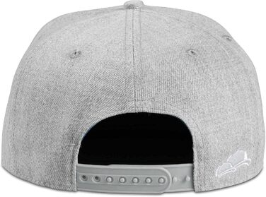 Кепка бейсболка Soulbuddy Snapback унісекс сіра – регульована кепка для чоловіків та жінок, зручна для міста та активного відпочинку