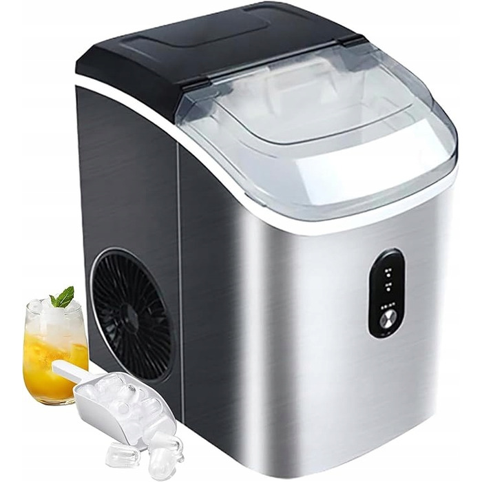 Льодогенератор Zilan ICE MAKER 15 кг, сріблястий/сірий, 95 Вт