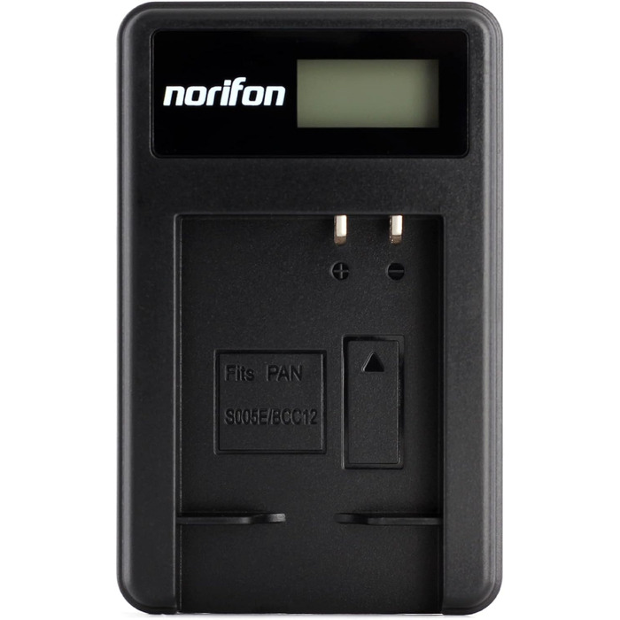 Зарядний пристрій USB Norifon CGA-S005 для камер Panasonic Lumix DMC-FS1, DMC-FS2, DMC-FX01, DMC-FX07, DMC-FX10, DMC-FX12, DMC-FX150, DMC-FX3, DMC-FX50, DMC-FX8, DMC-FX9, DMC-LX1, DMC-LX2 та інших моделей