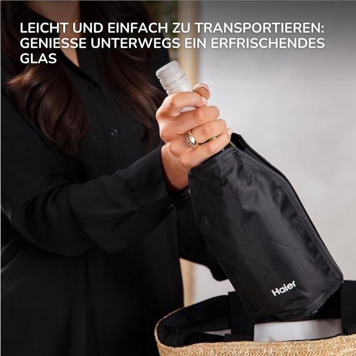 Охолоджувач для вина Haier Premium Collection - з нержавіючої сталі, для дому та свят