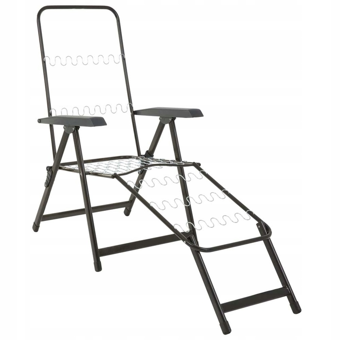 Шезлонг сталевий Patio Lena H024-07PB, сірий